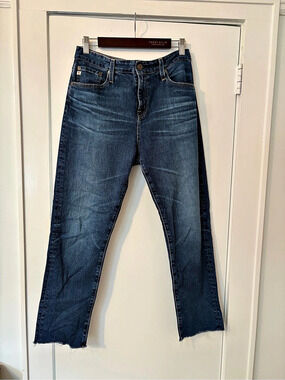 AG Jeans Blue Straight Leg ex Boyfriend Jeans